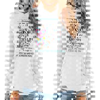 Womens Funny Im Not Really A Mama Bear Im More Of A Mama Llama Women Hoodie - Thegiftio