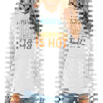 I Workout Because My Husband Is Hot Gym Fitness Women Hoodie | Mazezy