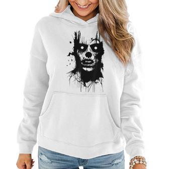 Graphic Women Zombie Gothic Halloween Horror Skull Women Hoodie | Mazezy