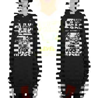 4Th Grade Boy Boys Funny Fourth Grade First Day Of School Youth Hoodie | Mazezy