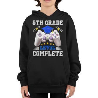 5Th Grade Level Complete Gamer Class Of 2023 Graduation Boy Youth Hoodie - Thegiftio UK
