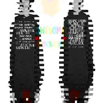 Awesome Pre-K Grader Looks Like Pre-K Grade Back To School Youth Hoodie | Mazezy