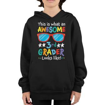 Back To School 3Rd Grade Awesome Third Grader Looks Like 3Rd Grade Funny Gifts Youth Hoodie | Mazezy