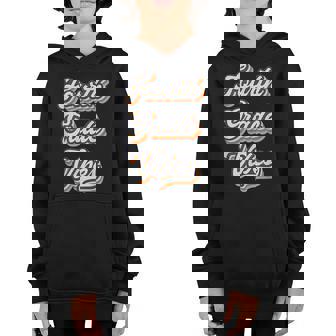 Back To School Fourth Grade Vibes Student Teacher Retro Gifts For Teacher Funny Gifts Youth Hoodie | Mazezy