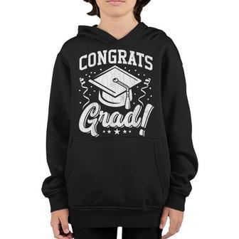 Congrats Grad Funny Graduate Graduation Graphic Youth Hoodie - Thegiftio UK