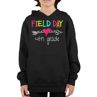 Field Day 2023 4Th Fourth Grade Let The Games Begin Teachers Games Funny Gifts Youth Hoodie | Mazezy