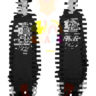 Fourth Grade Vibes - 4Th Grade Team Rainbow Back To School Rainbow Gifts Youth Hoodie | Mazezy