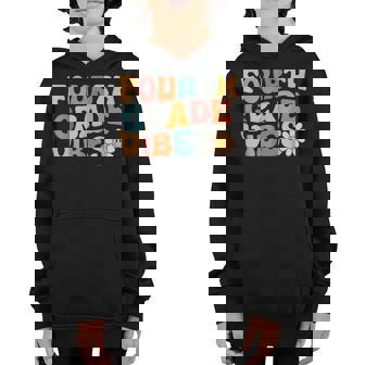 Fourth Grade Vibes Team 4Th Grade 100 Days Of School Youth Hoodie | Mazezy