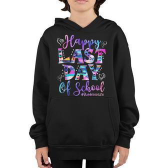 Happy Last Day Of School Bus Driver Life Summer Funny Youth Hoodie - Thegiftio UK