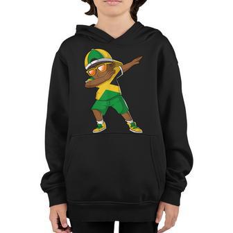 Jamaican Boy Jamaica Kid Patriotism Roots Heritage Youth Hoodie - Thegiftio UK