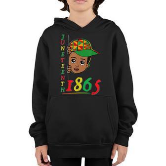 Junenth Celebrating 1865 Black Boy Kids Toddlers Youth Hoodie - Thegiftio UK