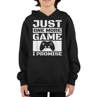 Just One More Game I Promise Youth Hoodie - Thegiftio UK