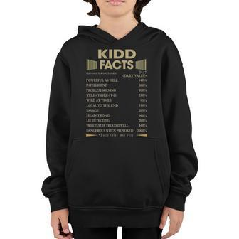Kidd Name Gift Kidd Facts Youth Hoodie