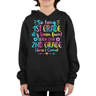Kids So Long 1St Grade 2Nd Grade Here I Come First Grade Youth Hoodie - Thegiftio UK
