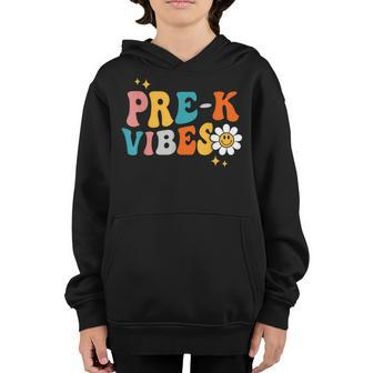 Pre-K Grade Vibes First Day Of School Funny Back To School Youth Hoodie | Mazezy