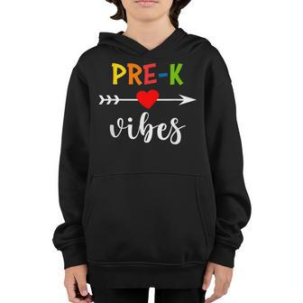 Pre-K Grade Vibes Pre-K Team First Day Of School Teacher Gifts For Teacher Funny Gifts Youth Hoodie | Mazezy