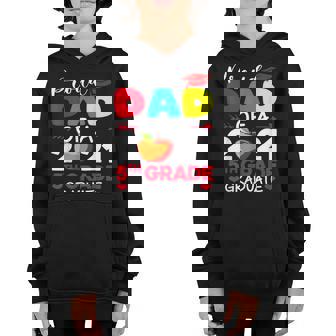 Proud Dad Of 2021 5Th Grade Graduate Fathers Day Graduation Youth Hoodie | Mazezy