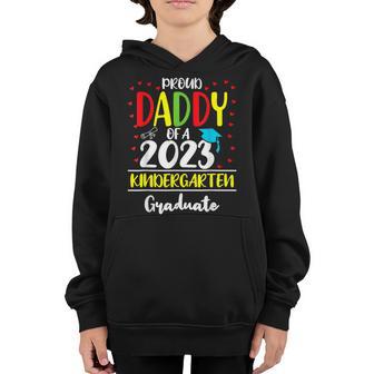 Proud Daddy Of A 2023 Kindergarten Graduate Graduation Gift Youth Hoodie - Thegiftio UK