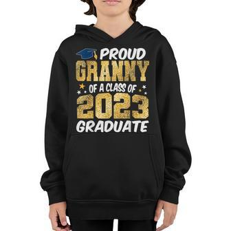 Proud Granny Of A Class Of 2023 Graduate Senior Graduation Youth Hoodie - Thegiftio UK