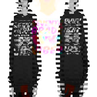 Seventh Grade Vibes First Day Of 7Th Grade Back To School Youth Hoodie | Mazezy