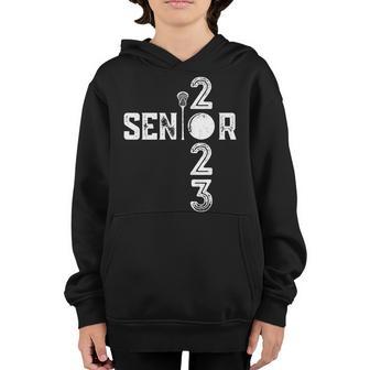 Vintage Senior 2023 Lacrosse Class Of 2023 Boys Girls Youth Hoodie - Thegiftio UK