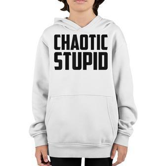 Chaotic Gaming Board Stupid Alignment Die Gamer Dm Youth Hoodie | Mazezy