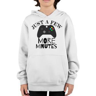Just A Few More Minutes Game Controller Youth Hoodie - Thegiftio UK