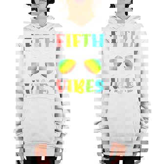 Kids Fifth Grade Vibes Cool 5Th Grade Back To School Youth Hoodie | Mazezy