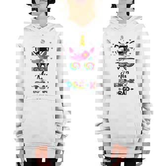 Unicorn Miss Pre-K Grad With Glasses Preschool Graduation Unicorn Gifts Youth Hoodie | Mazezy