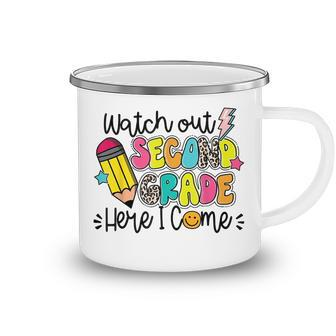 Back To School Watch Out Second Grade Here I Come 2024 Camping Mug | Mazezy
