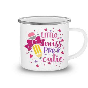 Kids Little Miss Pre-K Cutie Back To School Pre-K Baby Girl Top Camping Mug | Mazezy UK