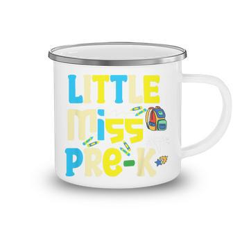 Kids Little Miss Pre-K Girl Back To School  Little Miss Gifts Camping Mug