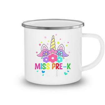 Kids Unicorn Miss Pre-K Grad Graduation Preschool Girls  Unicorn Gifts Camping Mug