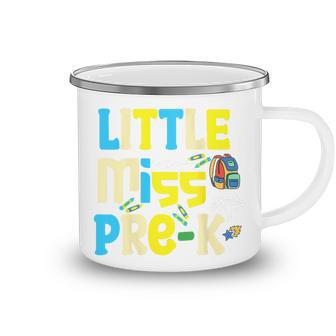 Little Miss Pre-K Girl Back To School Little Miss Gifts Camping Mug | Mazezy DE