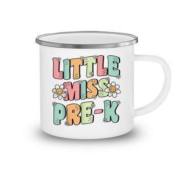 Little Miss Pre-K Girls Back To School Retro Daughter Funny Gifts For Daughter Camping Mug | Mazezy