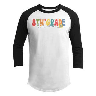Back To School Eighth Grade Vibes Retro 8Th Grade Team Retro Gifts Youth Raglan Shirt | Mazezy