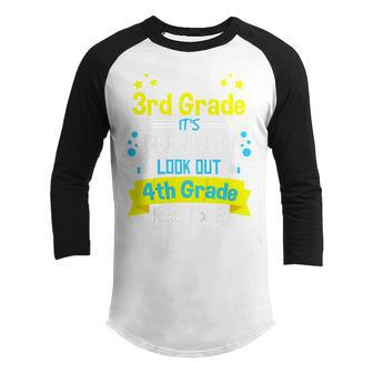 Kids So Long 3Rd Grade Here I Come Graduation 4Th Grader 2023 3Rd Grade Funny Gifts Youth Raglan Shirt | Mazezy