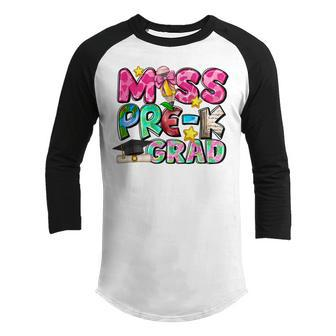 Miss Pre-K Grad Youth Raglan Shirt | Mazezy CA