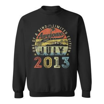 10 Year Old Awesome Since July 2013 10Th Birthday Sweatshirt - Monsterry AU