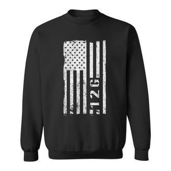 12G Quarrying Specialist Vintage American Flag Sweatshirt | Mazezy