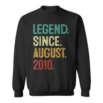 13 Years Old Legend Since August 2010 13Th Birthday Sweatshirt - Monsterry DE