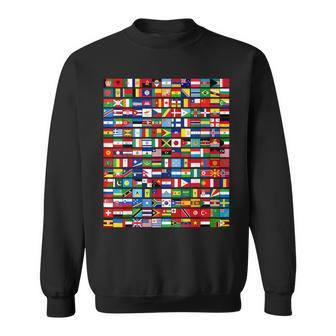 195 Flags Of All Countries In The World International Event Sweatshirt | Mazezy AU
