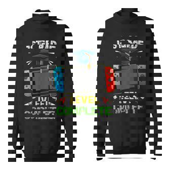 1St Grade Level Complete Graduation Gaming Class 2023 Gamer Sweatshirt | Mazezy