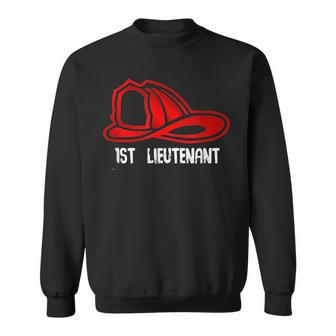 1St Lieutenant Firefighter Fire Company Sweatshirt | Mazezy