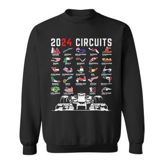2024 Formula Racing Track Formula Car Formula Race Fan Sweatshirt - Seseable
