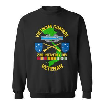 23Rd Infantry Division Vietnam Combat Veteran Sweatshirt | Mazezy