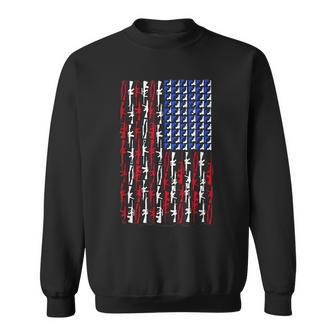 2Nd Amendment Freedom Flag Graphic Freedom Funny Gifts Sweatshirt | Mazezy
