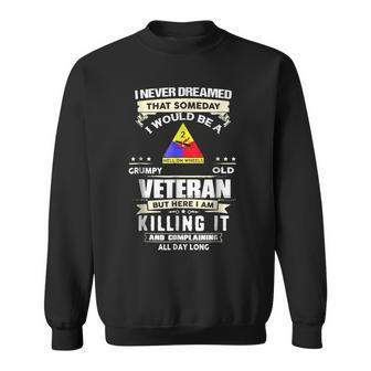 2Nd Armored Division Veteran Sweatshirt | Mazezy
