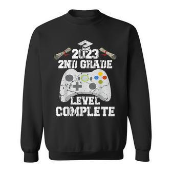 2Th Grade Graduation For Boys Him 2023 Level Complete Sweatshirt | Mazezy