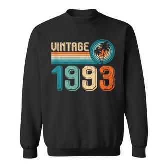 30 Year Old Gift Vintage Born In 1993 30Th Birthday Retro Sweatshirt | Mazezy